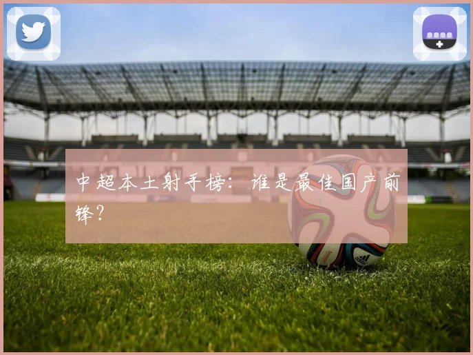 中超本土射手榜:谁是最佳国产前锋?